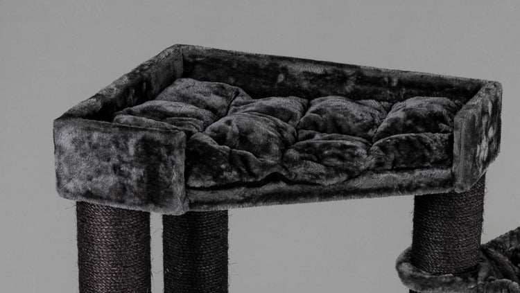 Cushion for trapezium top bed dark grey (Corner Cat XXL)