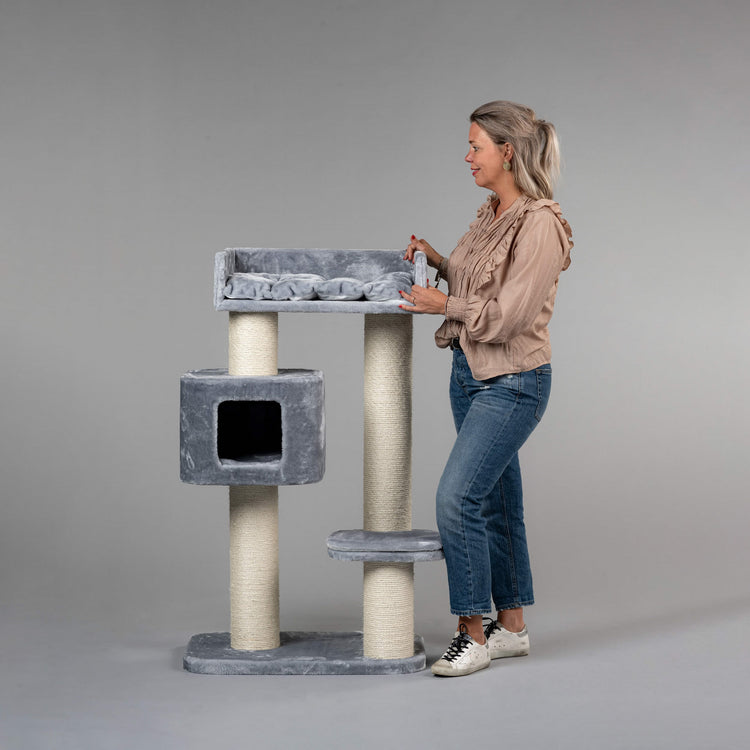 Big Cat Palace Light Grey