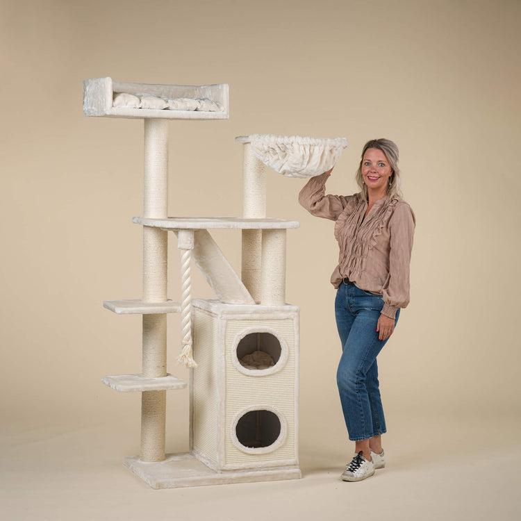 Cat Condo Beige