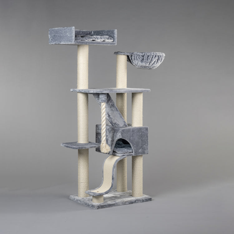 Cat Mansion Light Grey