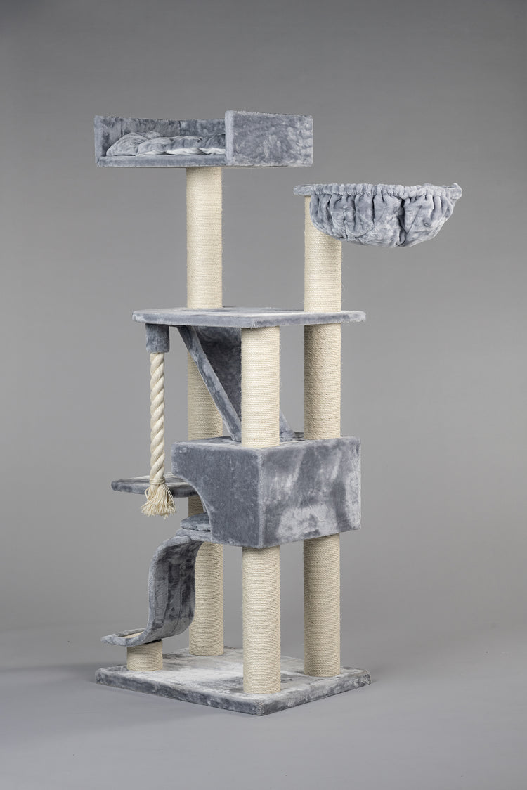Cat Mansion Light Grey