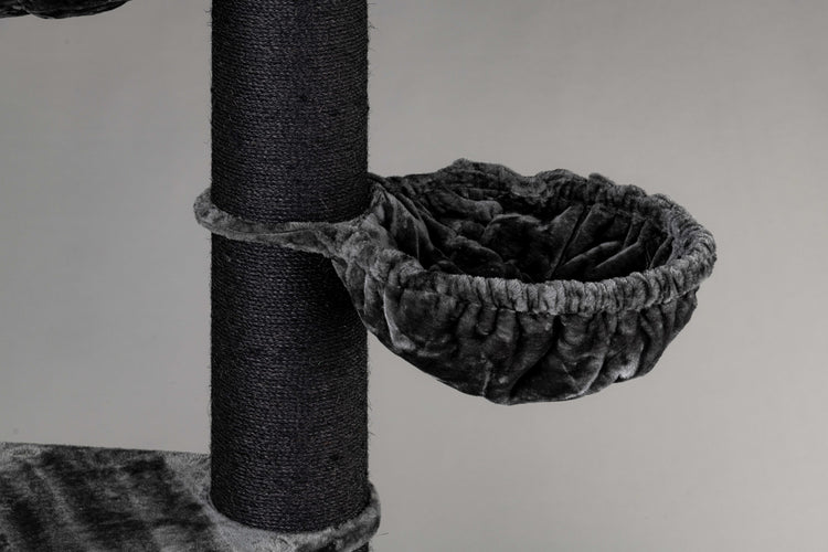 High Cat Tower Blackline Dark Grey