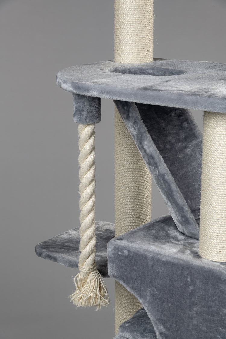 Cat Mansion Light Grey