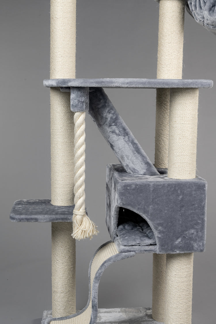 Cat Mansion Light Grey