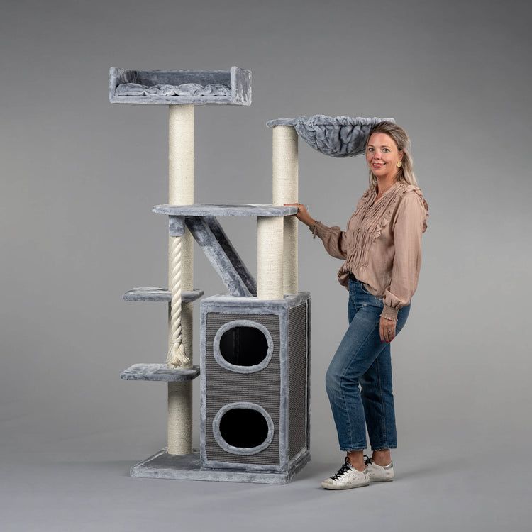 Cat Condo Light Grey