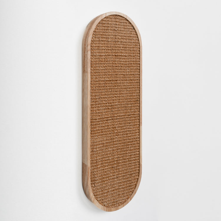 Cat Climbing Wall - Scratchboard de Luxe (Rubberwood Khaki)
