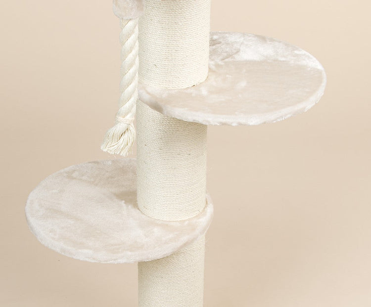 Round step Beige, Maine Coon Sleeper (for 12, 15 or 20 cm poles)