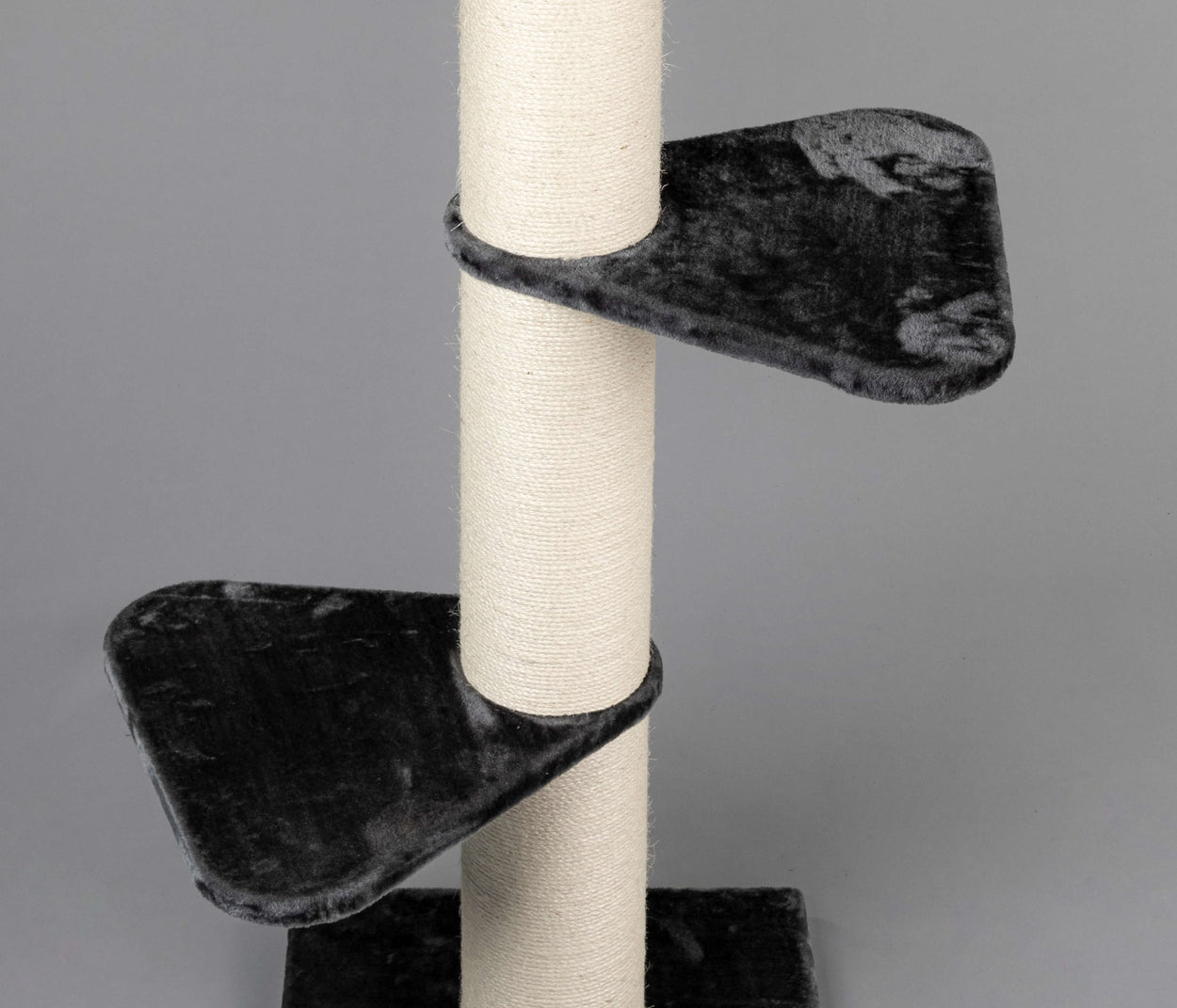 Large, Dark Grey Lying Area Step Triangular (for 12, 15 or 20 cm poles)