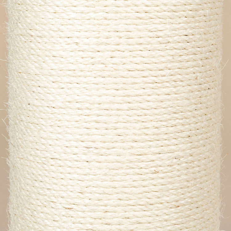 Sisal Pole 40 cm x 20 cmØ - M10 - 1 Screw Hole (Beige)