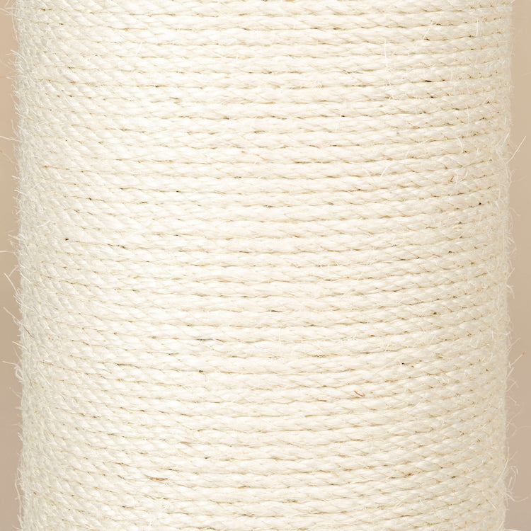 Sisal Pole 50 cm x 20 cmØ - M10 - 1 Screw Hole (Beige)