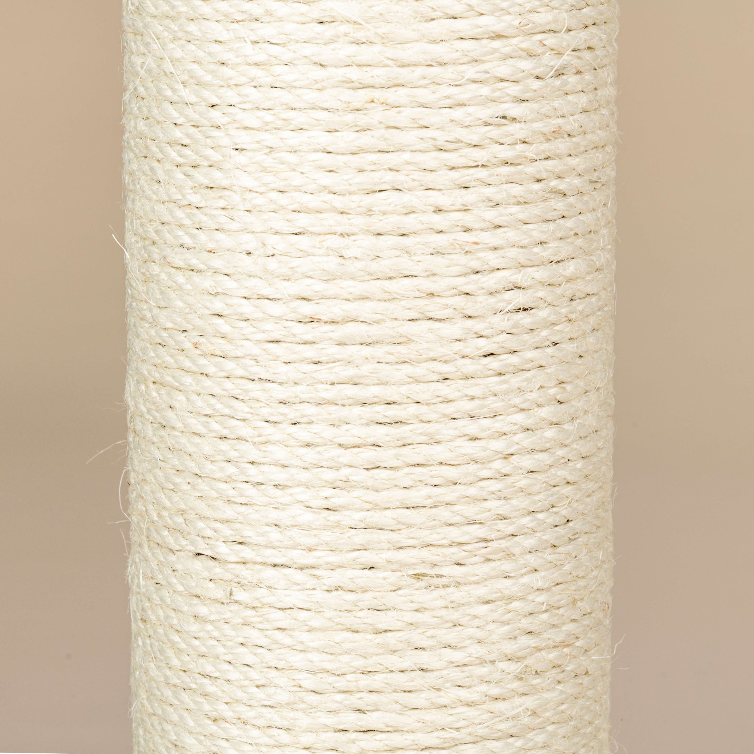 Cream Sisal Pole 59x15 cm M8 Cat Tree Component Cat Tree King