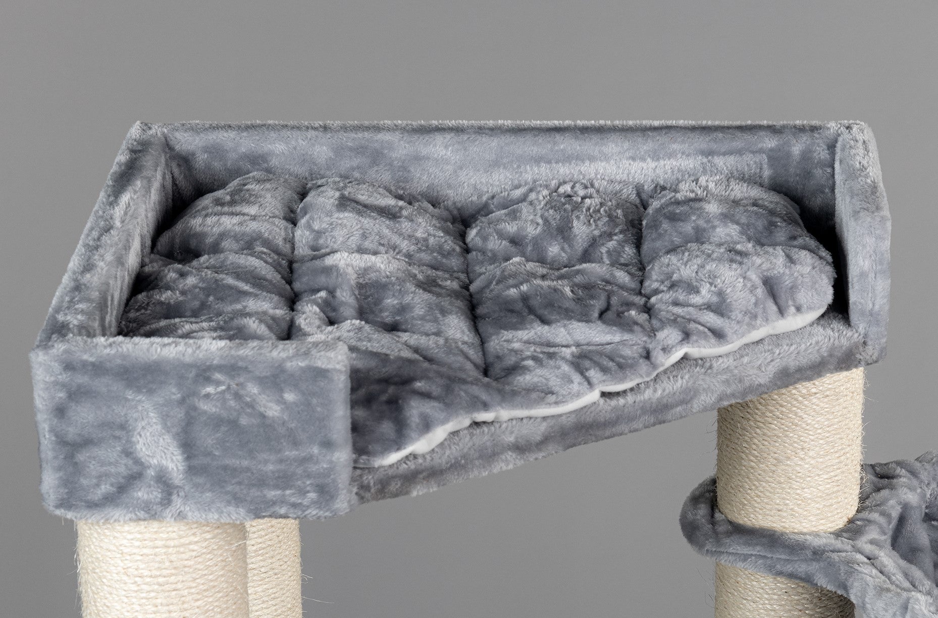 Light GreyColoured Lounge Corner Cat XXL Cat Tree Component Cat Tree