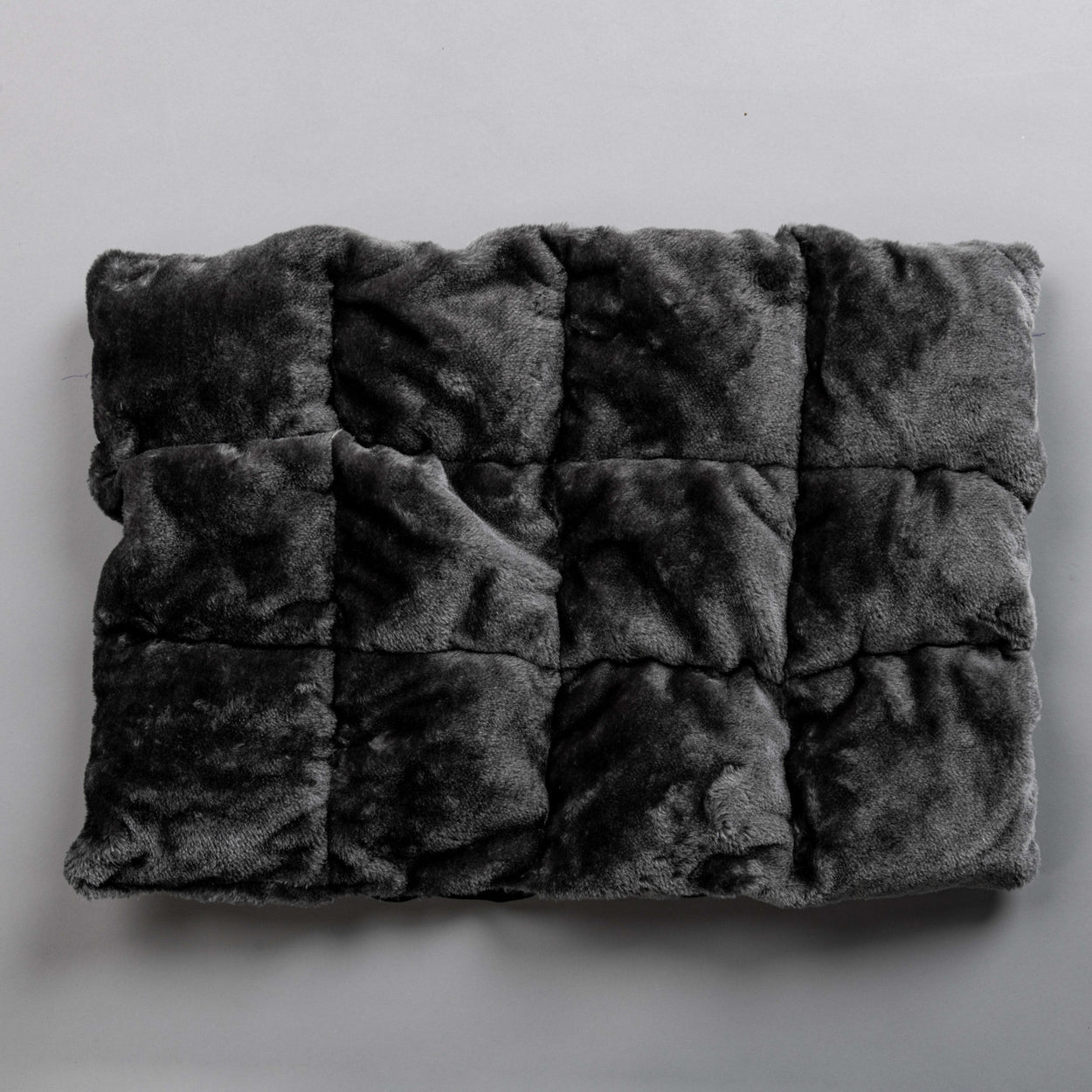 Cushion for rectangular top bed dark grey (60x43x15cm)