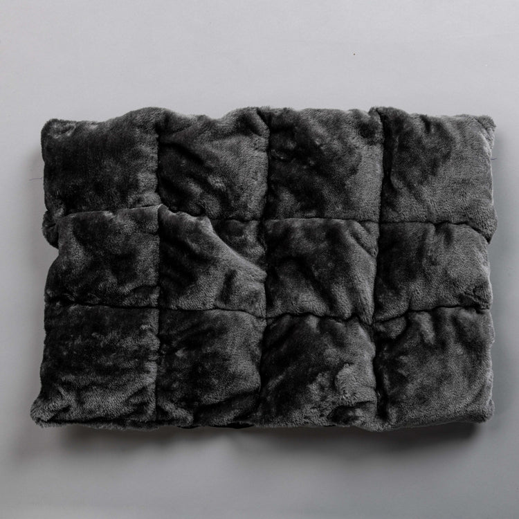 Cushion for rectangular top bed dark grey (60x43x15cm)