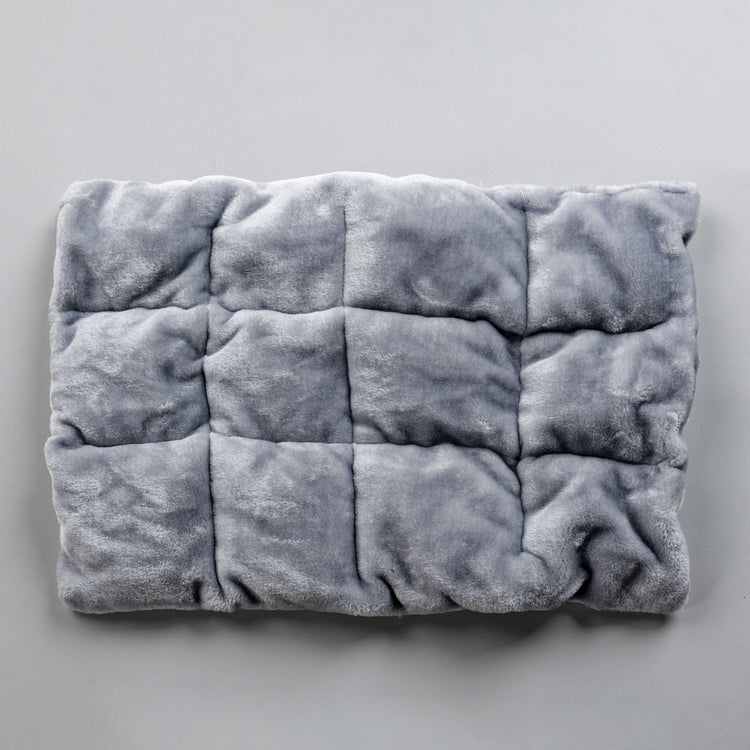 Cushion for rectangular top bed light grey (60x43x15cm)