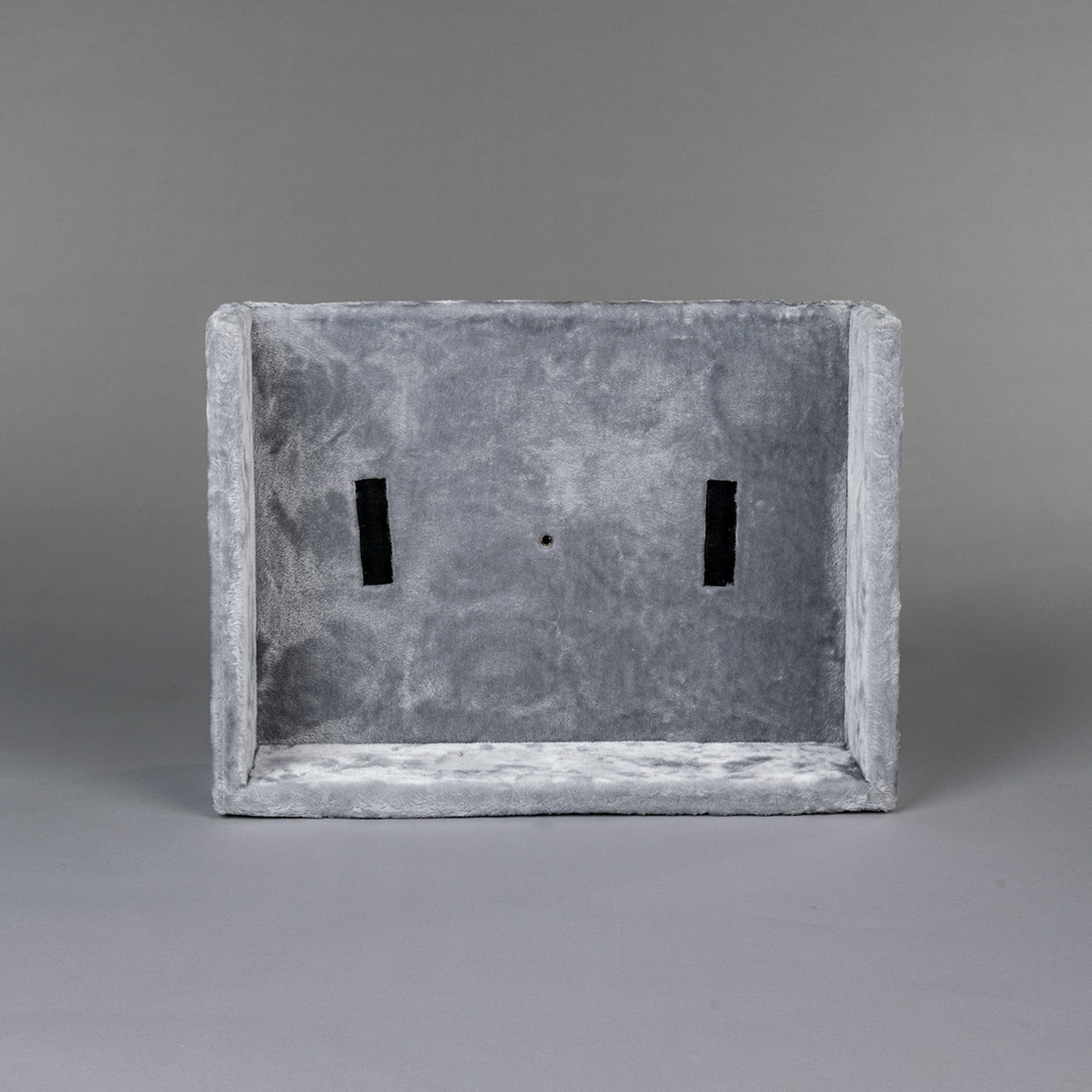 Rectangular top bed light grey (60x43x15cm) without cushion