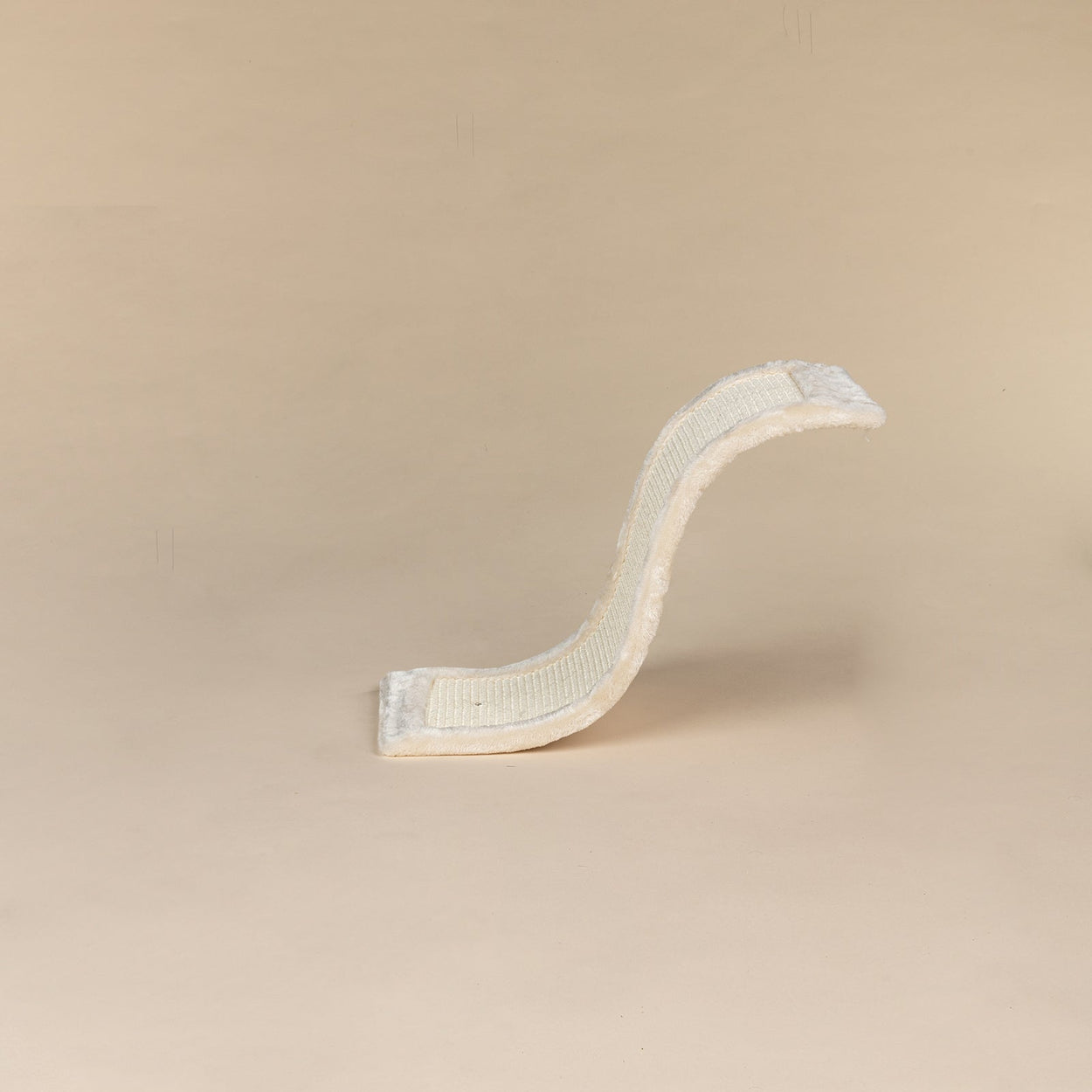 Curve Scratching Board, Cat Mansion (Beige)