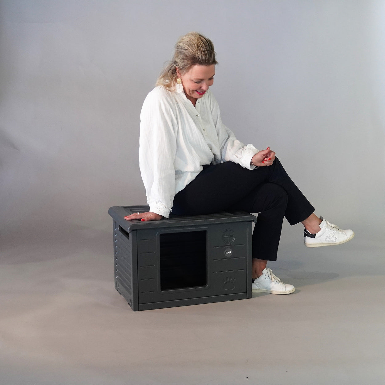 Cat house Villa de Luxe for inside and outside (Grey)