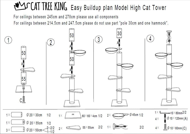 High Cat Tower Beige