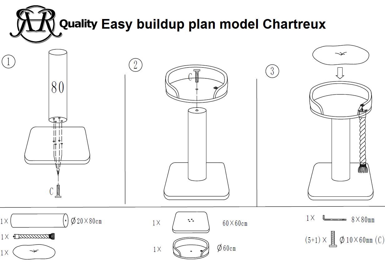 Queensplace XXL Blackline Light Grey