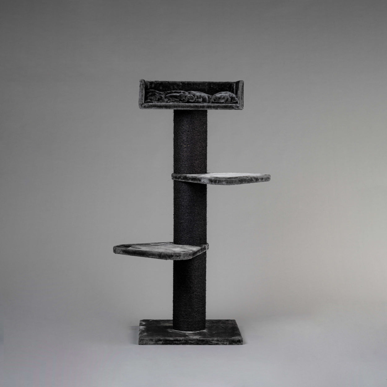 Cat tower black store