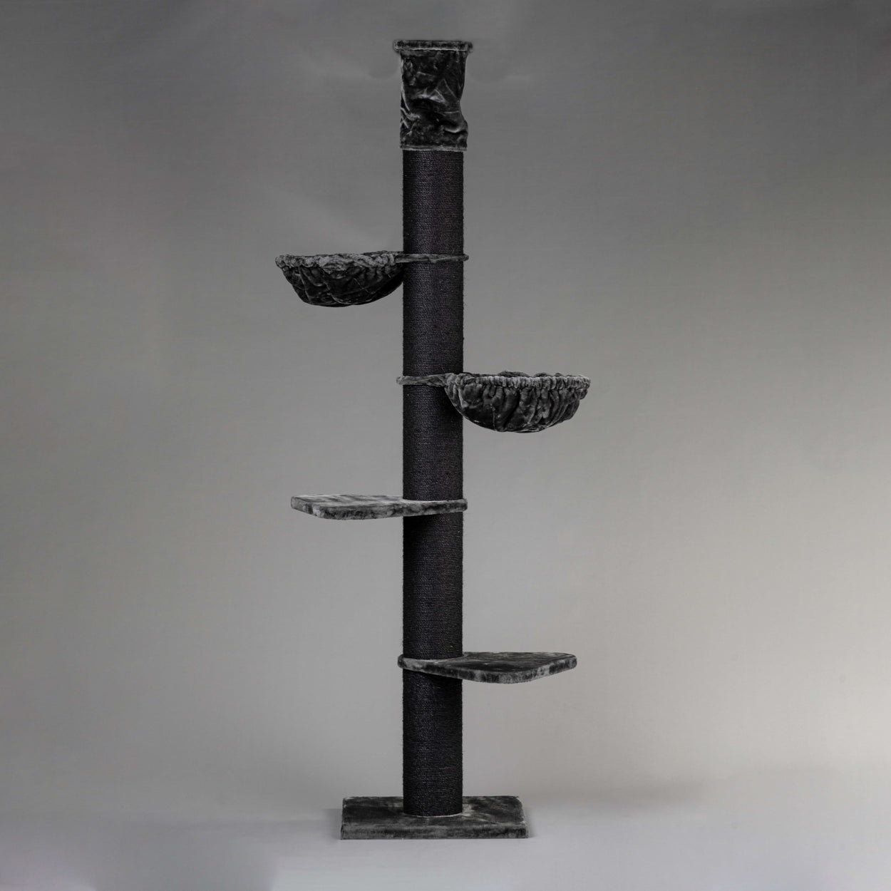 High Cat Tower Blackline Dark Grey
