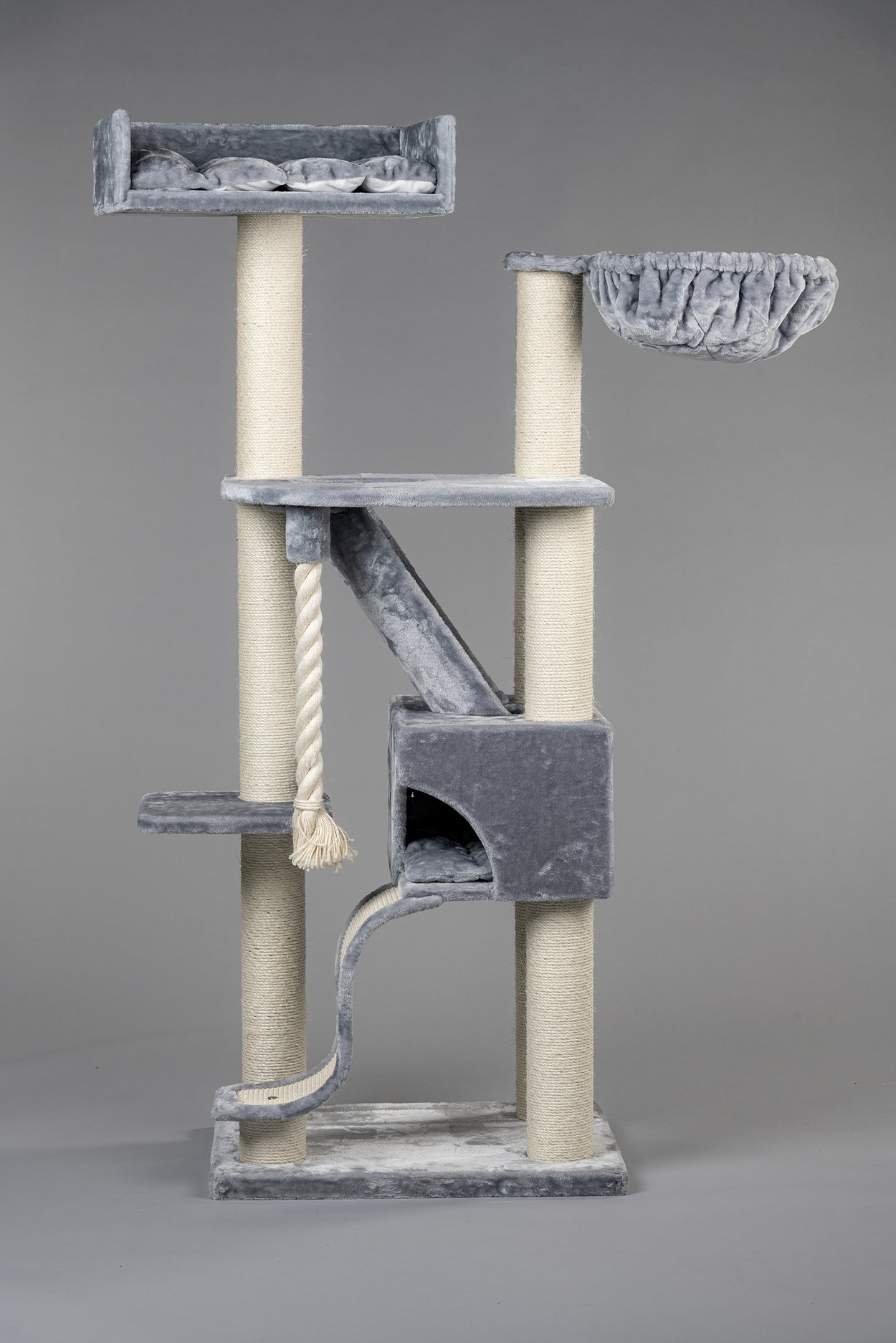 Cat Mansion Light Grey