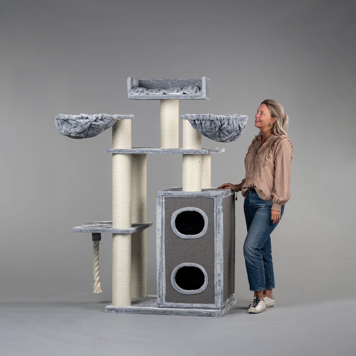 Cat Paradise Light Grey