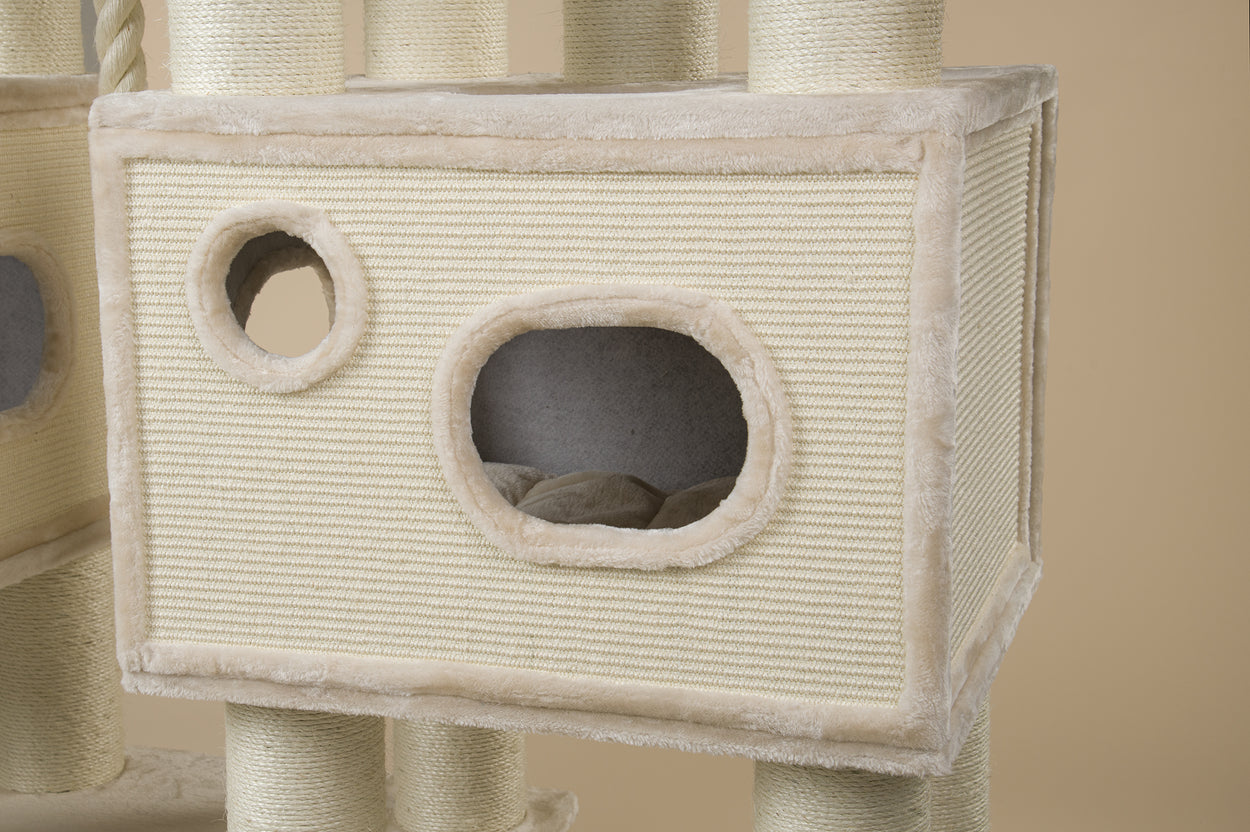 Royal Cat Palace Beige
