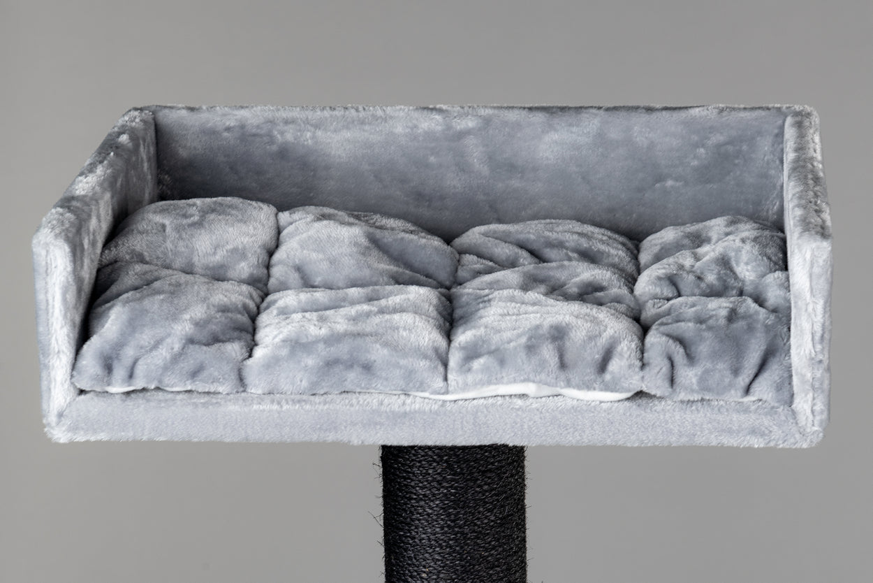 Cat Mansion Blackline Light Grey