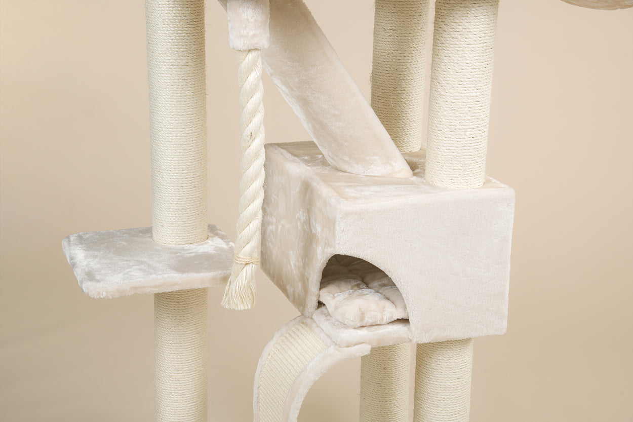 Cat Tree for large cats Cat Mansion Beige CatTreeKing Australia