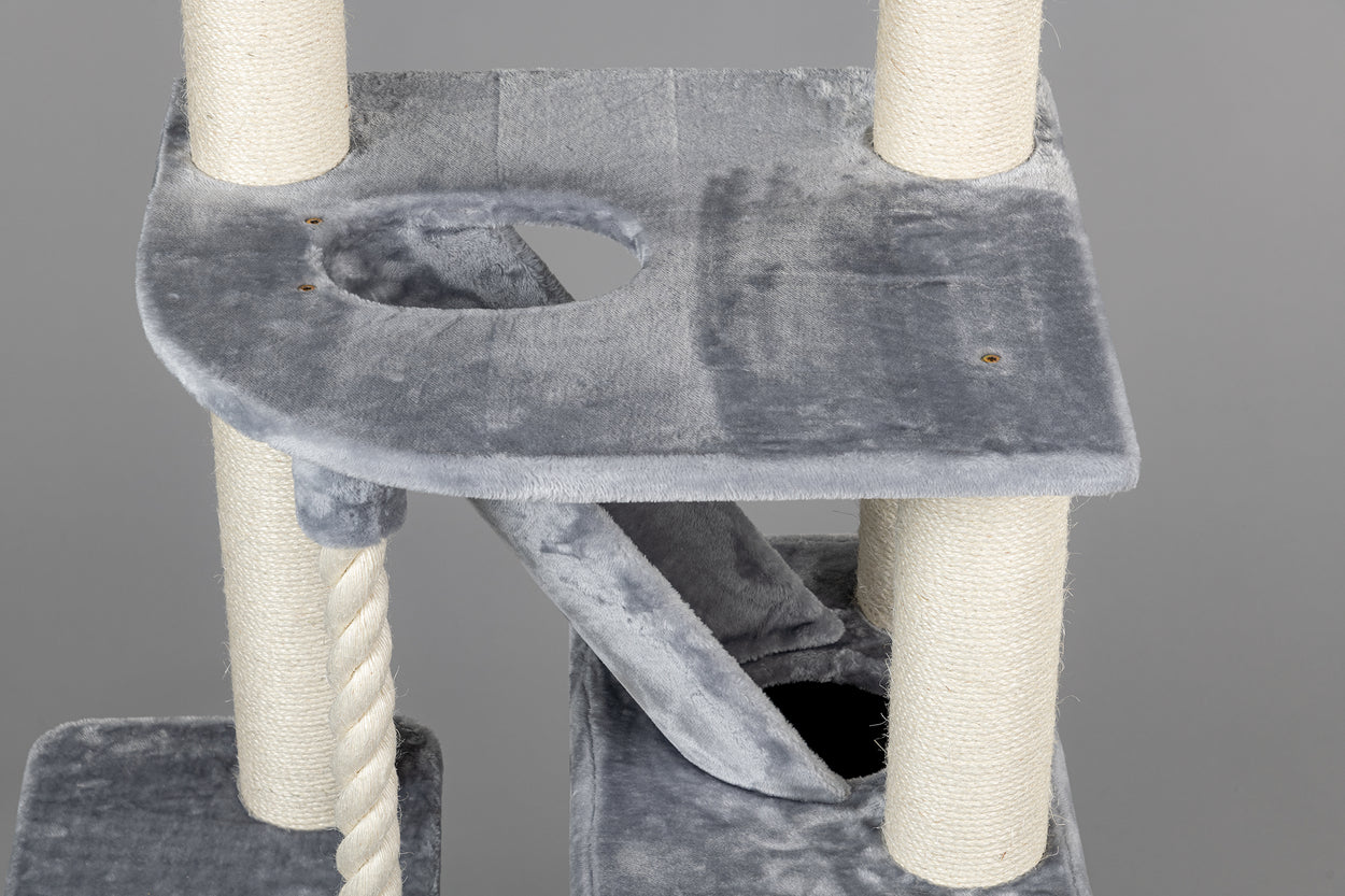 Cat Tree for large cats Cat Mansion Light Grey CatTreeKing Australia