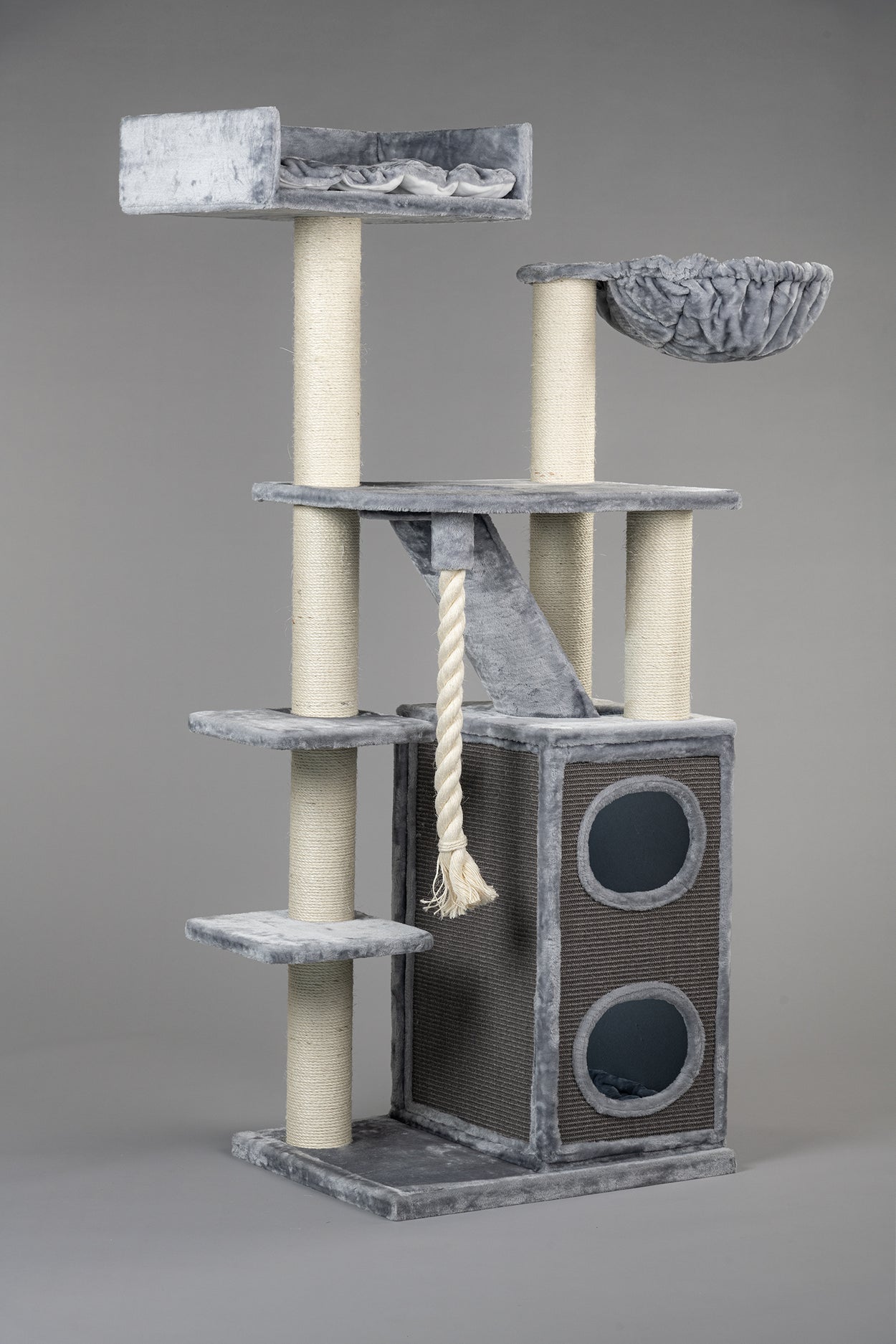 Cat Tree for large cats Cat Condo Light Grey CatTreeKing Australia