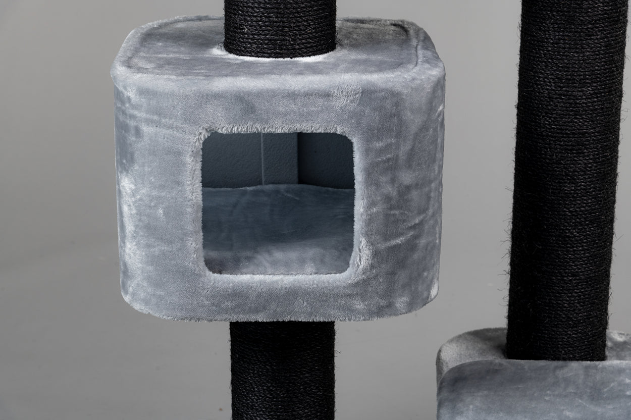 Big Cat Palace Blackline Light Grey