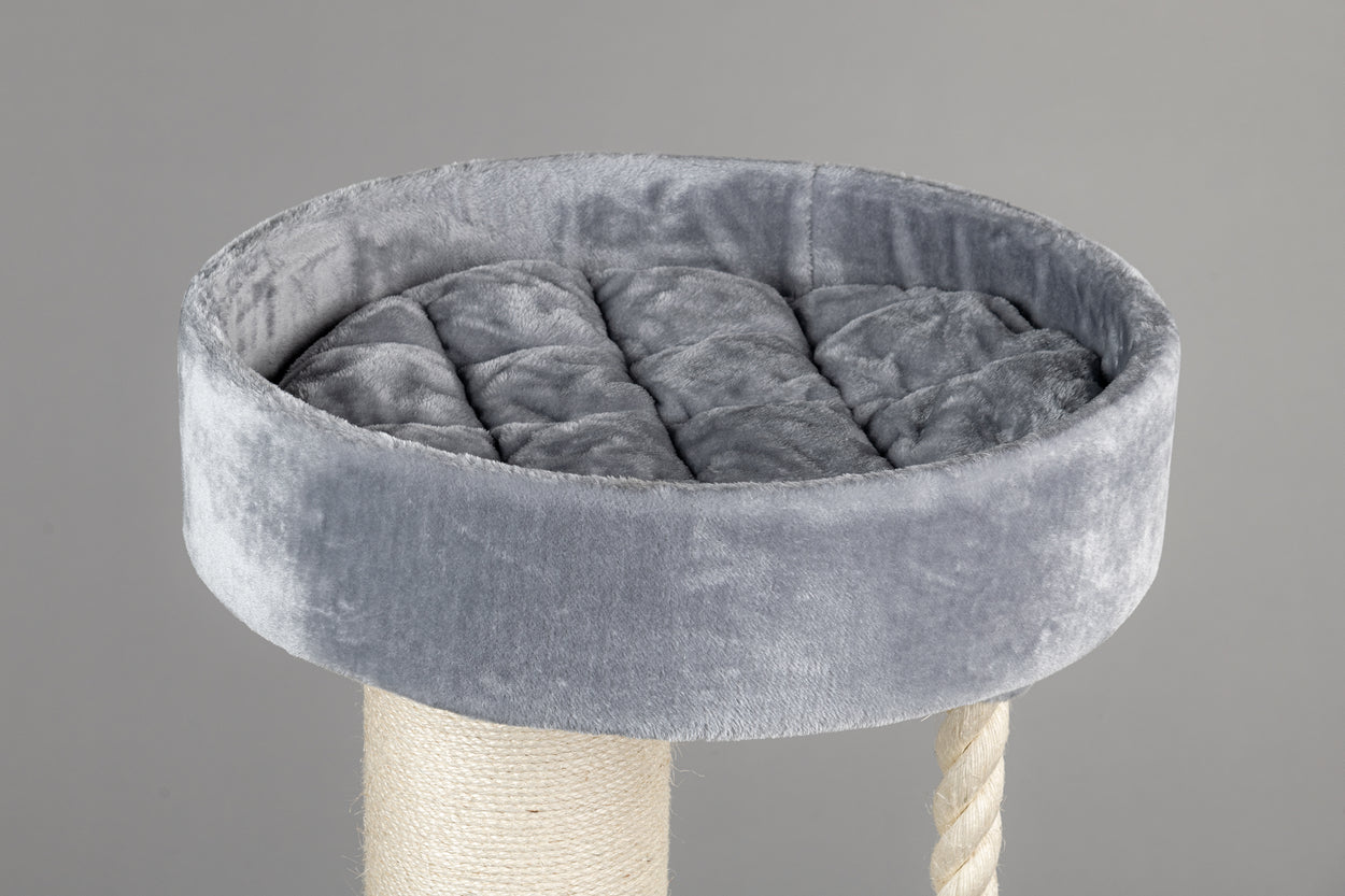 Cat Tree for large cats Maine Coon Sleeper (Light Grey) - CatTreeKing ...