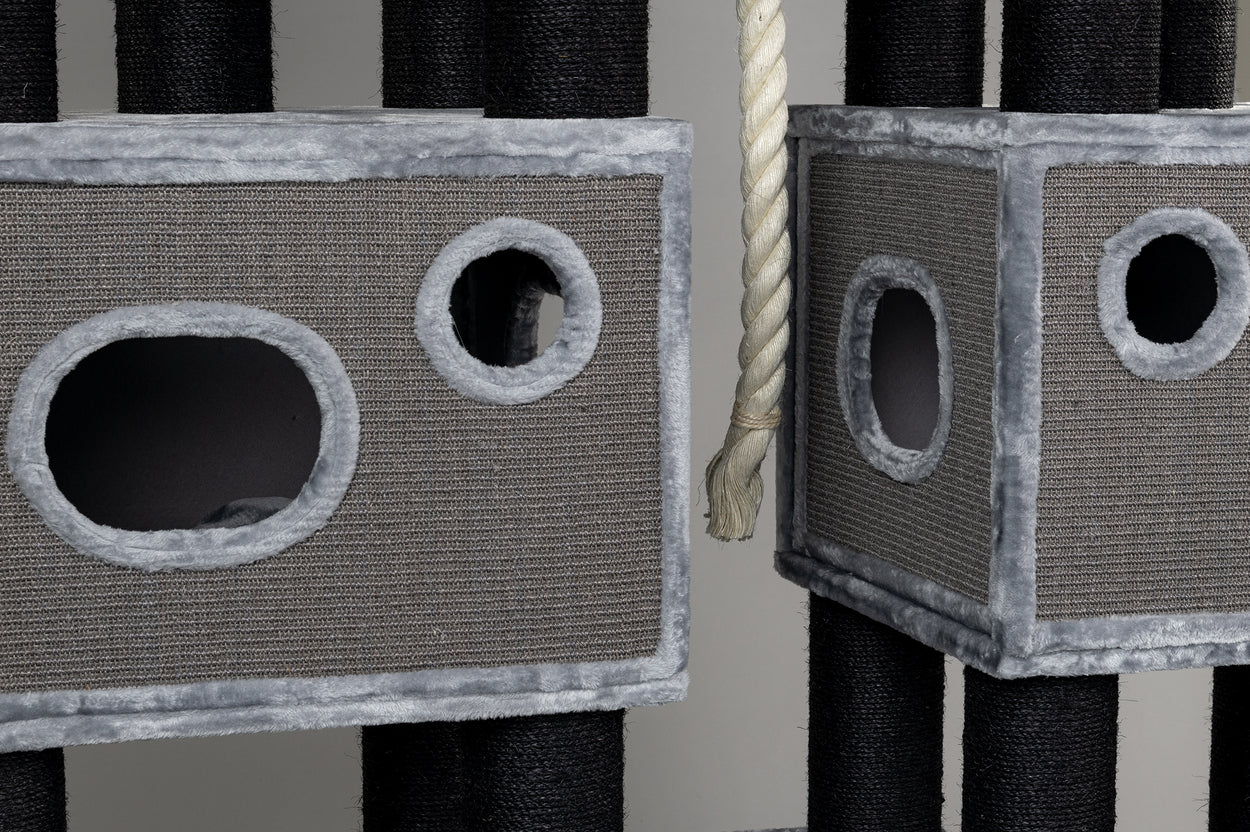 Royal Cat Palace Blackline Light Grey