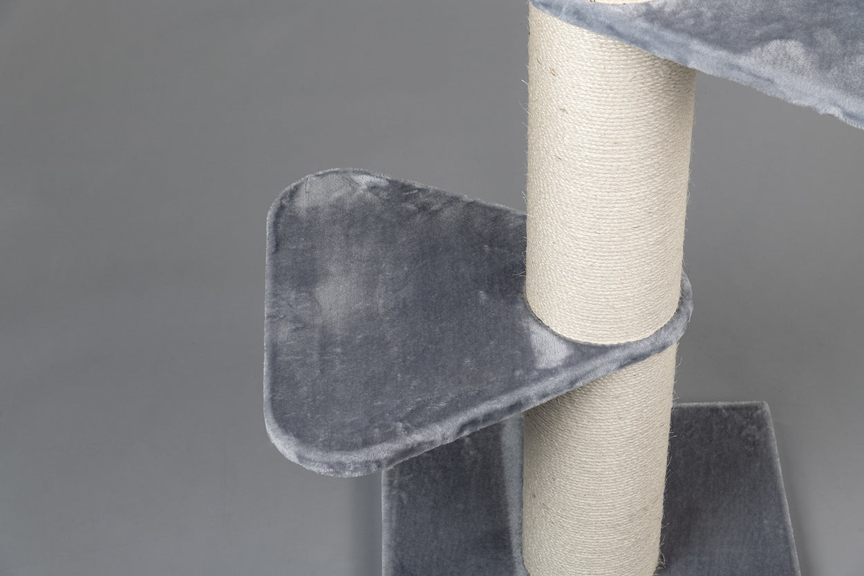 High Cat Tower Light Grey